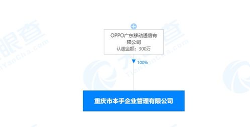 OPPO成立本手企业管理公司，注册资本300万深耕管理与咨询领域